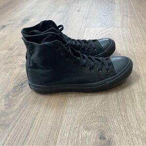 Converse Allstar Black High-Top Sneakers size 8M/10W